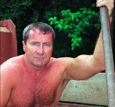 redneck man noshirt hairybear