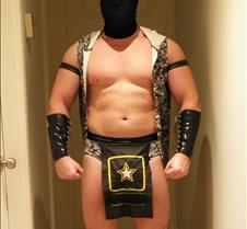 huge massive muscle man