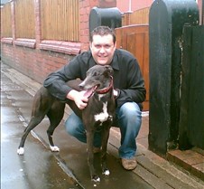 Millie Little Mille goes to live with her new friend Molly the whippet in Salford