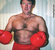 very hairy big handsome boxing boxer