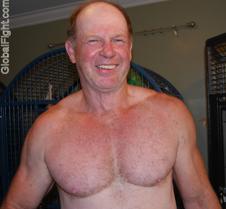 60 handsome fit older man