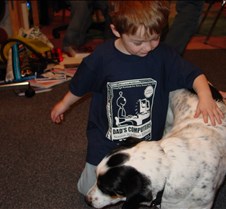 Danny with Puppy