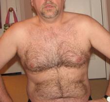 big furry fuzzy hefty mans pecs chest gu