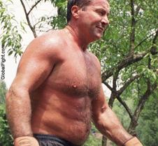 sweaty man carrying junk removal