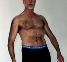 daddie wearing undergear lycra