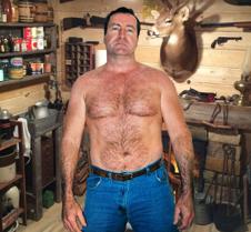 fishing cabin daddy musclebear