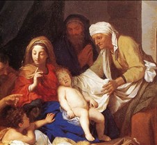 Copy of Holy Family with the Adoration o