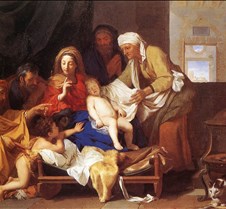 Holy Family with the Adoration of the Ch