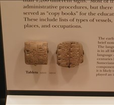 The first mesopotamian writing tablets