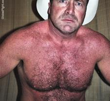 carolina jim cowboy fuzzy furry chest
