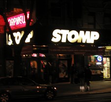 Stomp show entrance