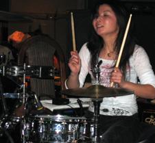 1022 Yumi on drums