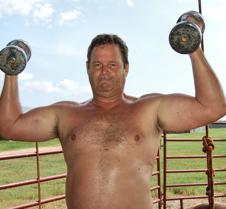 ranch daddie working out