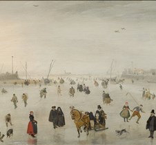 A Scene on the Ice - Avercamp - 1625 - N
