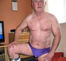 blond hairy shoulders daddy older hot ma