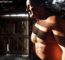 farm house hairychest daddy