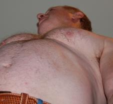 boobs huge manly pecs