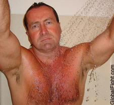 armpits wet bathing daddie