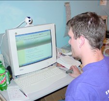 Eric doing research