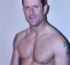 hunky muscle wrestler