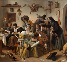 Beware of Luxury - Jan Steen - 1665