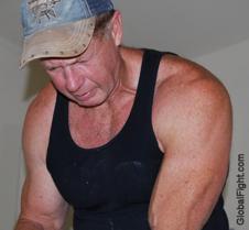 caps redneck older man