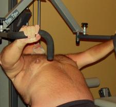 big nips husky beefy bear man working ou