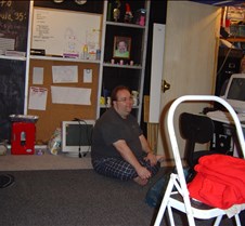 Trivia 2004 Steve working on network stu
