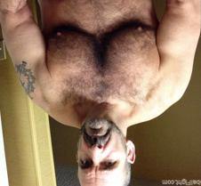 burly blue collar musclebear