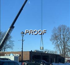 Bell bank crane 