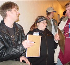 Aaron, Patty, Mark trivia movie (Friday)