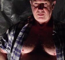 big mans hairy chest farmer daddy hot da