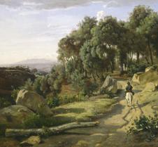 A View near Volterra - Jean-Baptiste-Cam