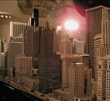 Chicago downtown model landscape