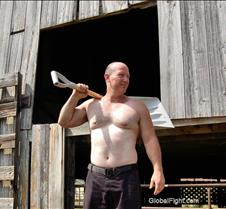 cute farm hands taking break