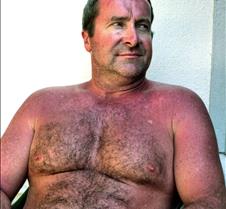 hairy daddy pool sitting