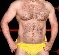 hot gay hairy bear undressing