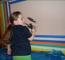 Lily painting annual wall 2