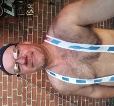 burly beefy hairy bear