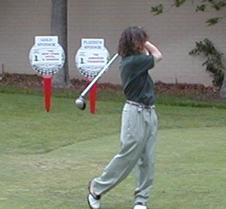 121 after a practice swing