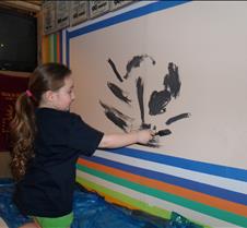 Lily painting annual wall