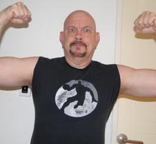 bald goatee muscle bear