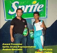 Sprite Players of the Game 2008 What a year we had and Sprite's been with us all they way.

Our Pasalela, Cadets and Juniors division Sprite players of the game photos give tribute and recognition to those the excel in their game.

Congratulations