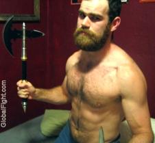 bearded hairy redneck boy