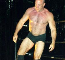 big gut bald pro wrestler