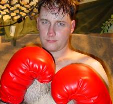 handsome young boxing stud