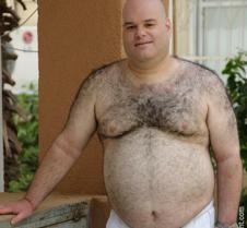 big bellybuilder fat man hot bear stomac