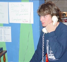 Aaron calling in the answer