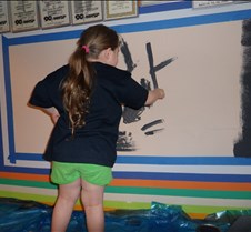 Lily painting annual wall
