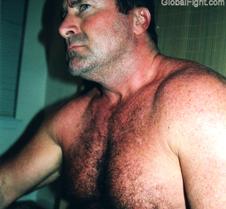 burly rugged musclebear dad